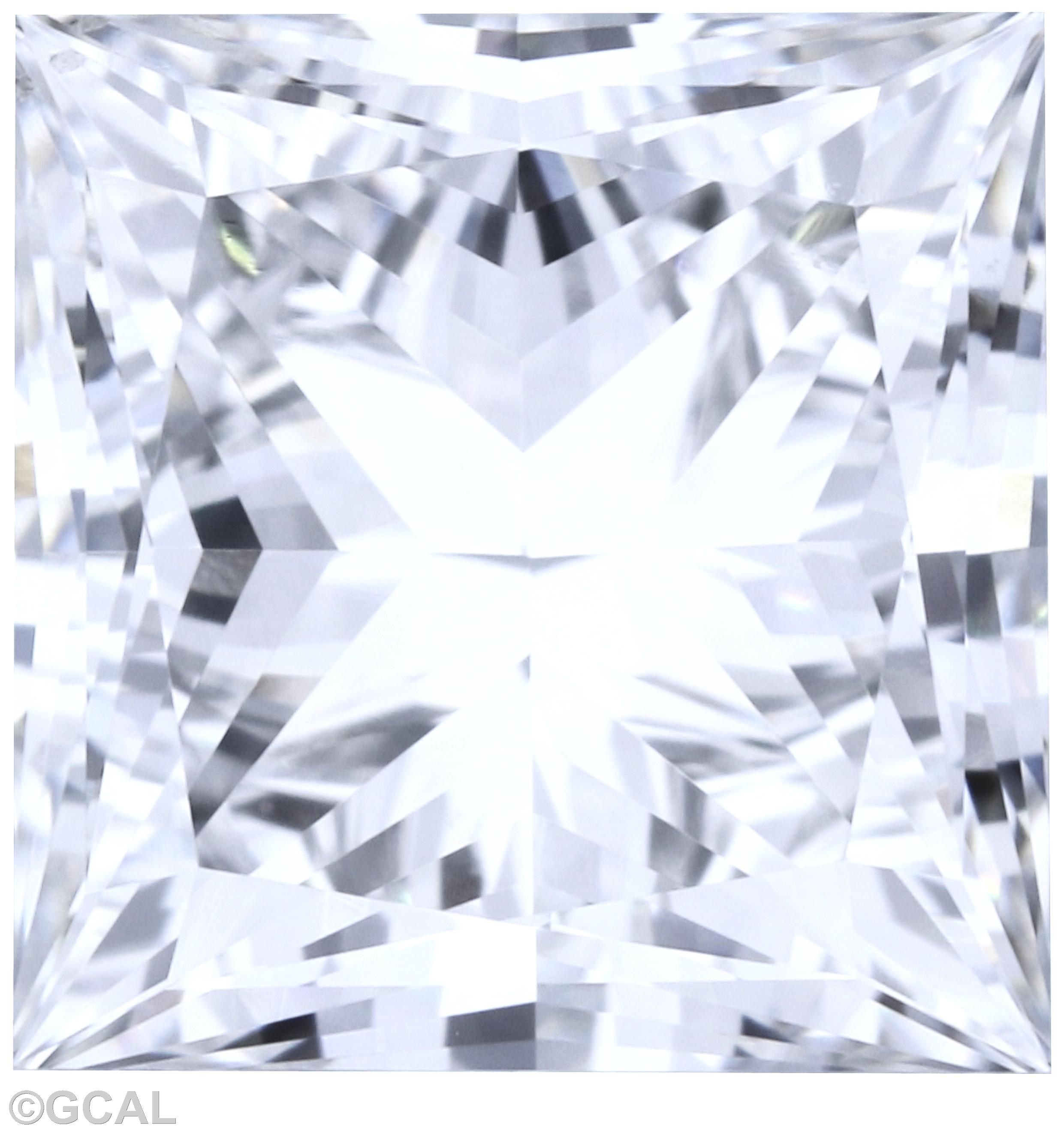 0.97 ct lab-grown Princess Diamond