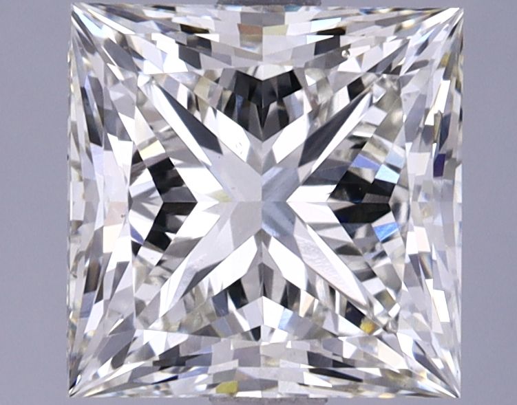 2.96 ct. princess Lab Grown Diamond front image
