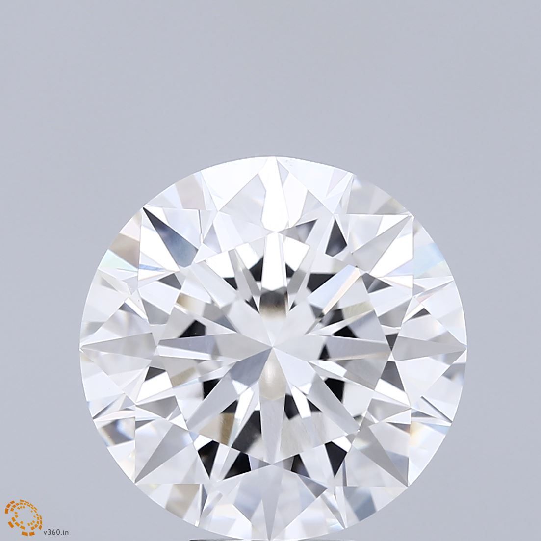 8.02 ct. round Lab Grown Diamond front image