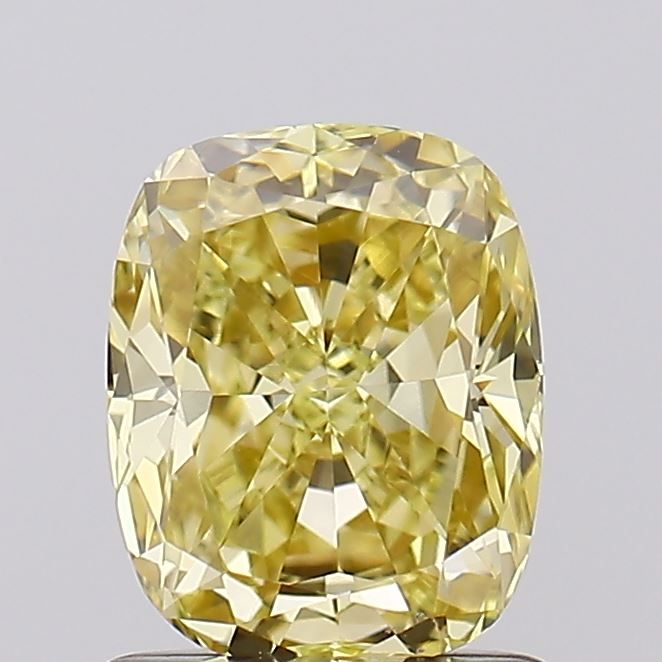 1.23 CT Fancy Intense Yellow CUSHION MODIFIED