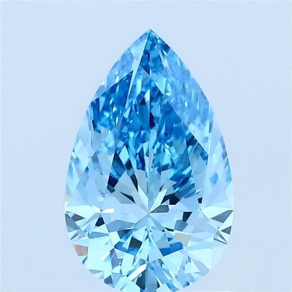 1.0 CT Fancy Vivid Blue PEAR