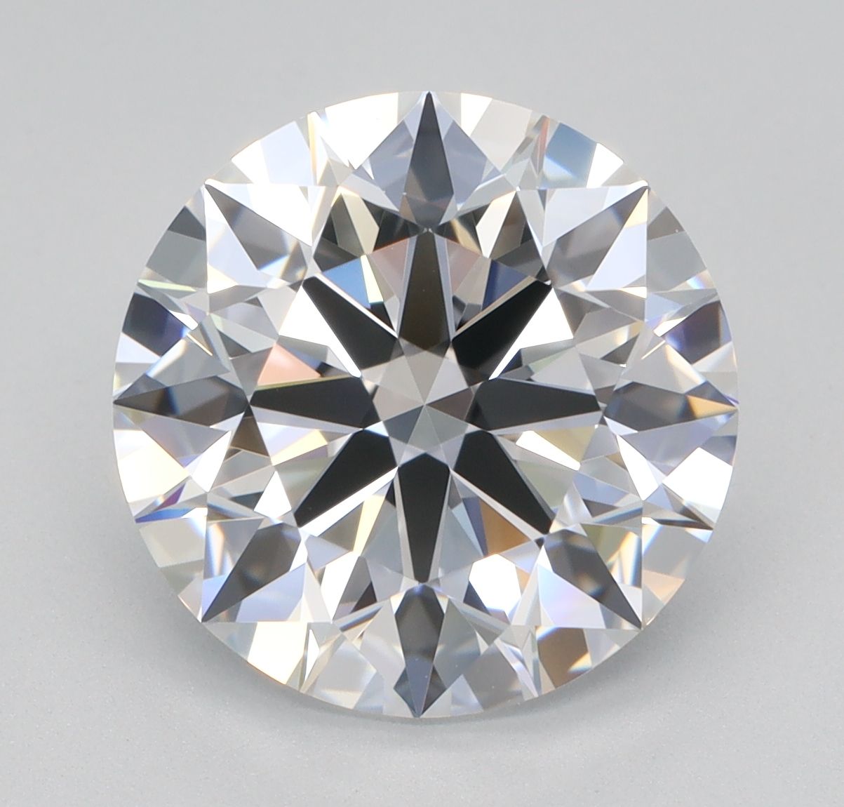 Diamant Rond 3.68 ct - Couleur D - Pureté VS1