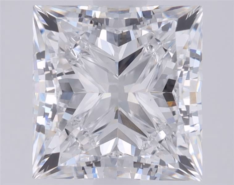 5.19 ct. princess Lab Grown Diamond front image