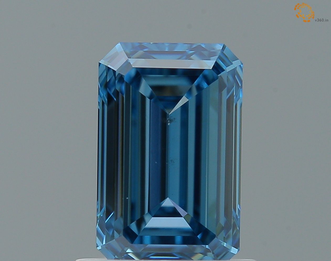 1.01 CT Fancy Vivid Blue EMERALD
