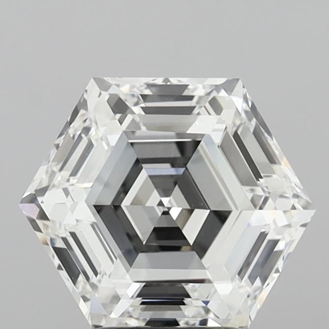 3.09 ct lab-grown Hexagonal Diamond