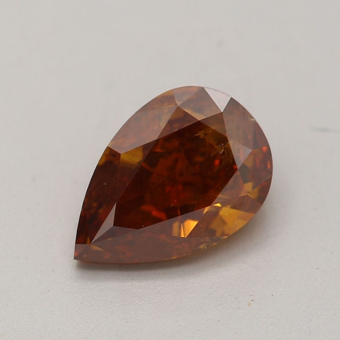Diament 1.01 ct Fancy Deep Brown Orange/I1