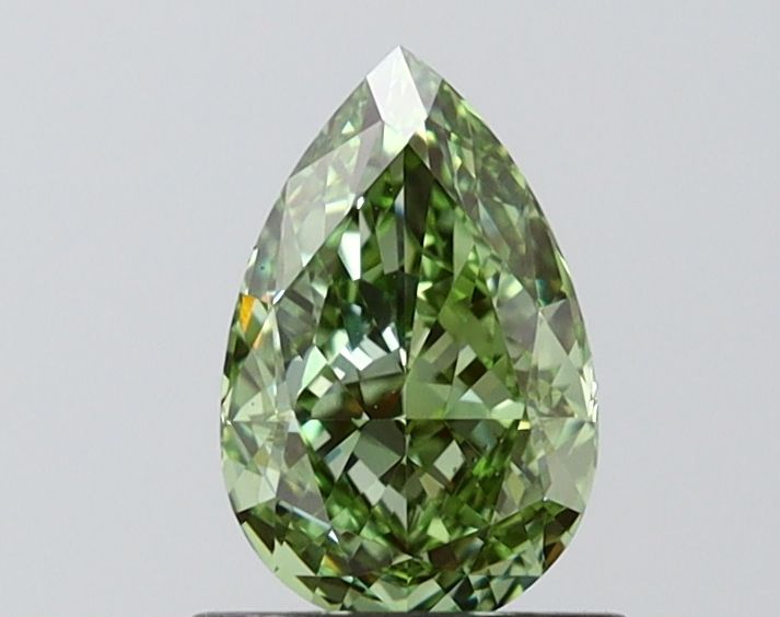 1.03 CT Fancy Vivid Green PEAR