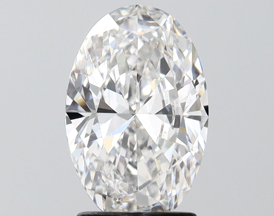 2.08 ct. oval Lab Grown Diamond front image