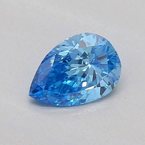 0.22 CT Fancy Vivid Blue PEAR