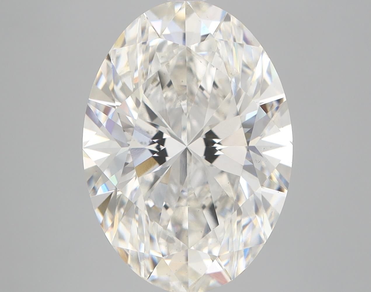 5.51 ct. oval Lab Grown Diamond front image