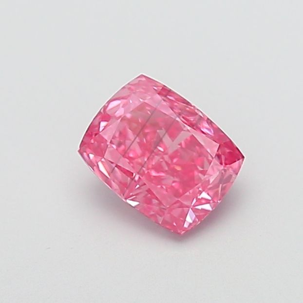 1.52 CT Fancy Vivid Pink CUSHION MODIFIED