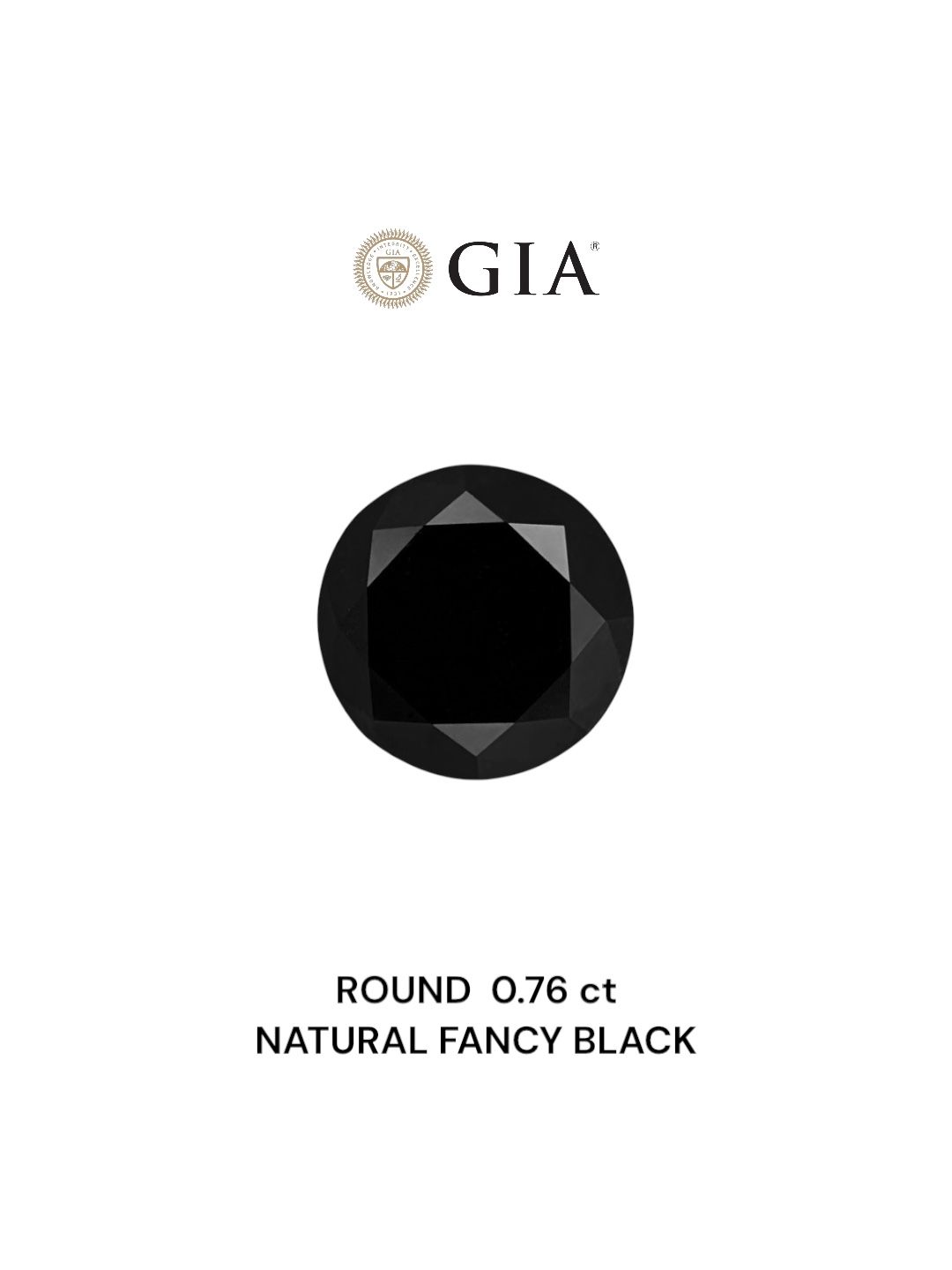 0.76 ct Round diamond