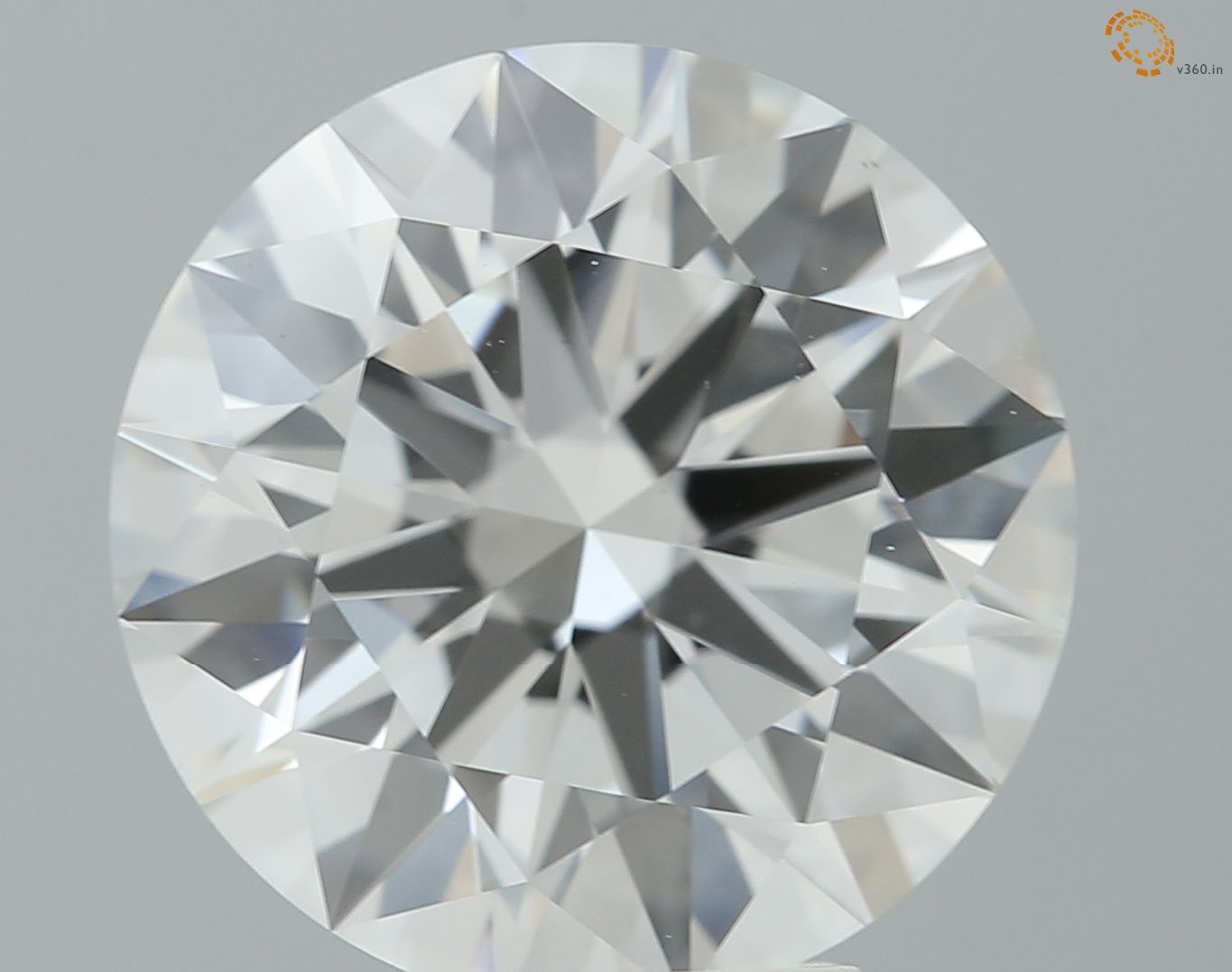 5.51 ct. round Lab Grown Diamond front image