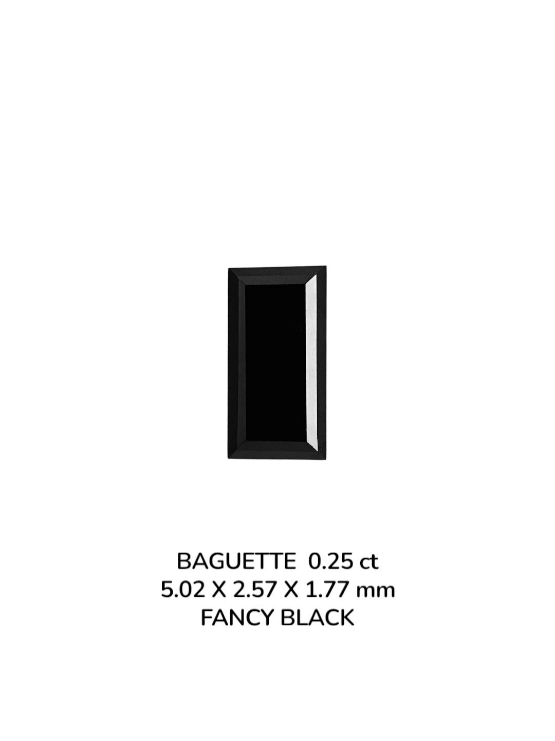 Diament 0.25 ct Fancy Black/VVS2