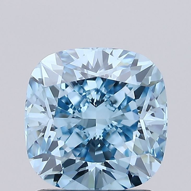 1.5 CT Fancy Vivid Blue CUSHION MODIFIED