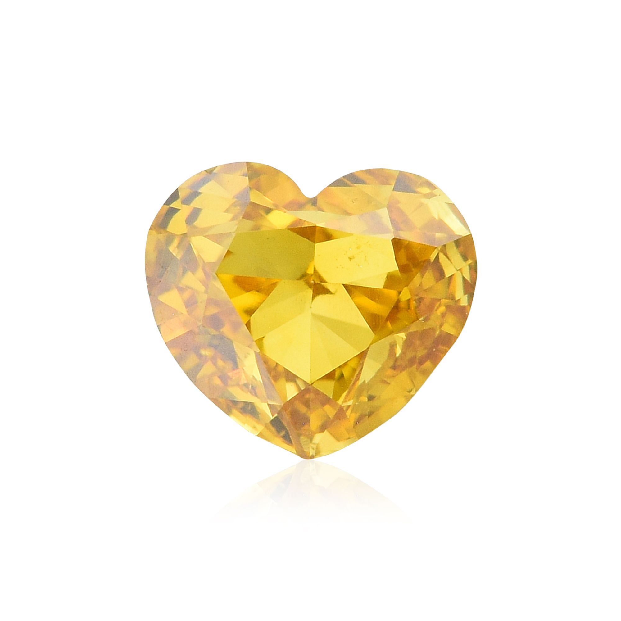 Diament 0.5 ct Fancy Deep Orangey Yellow/VS2