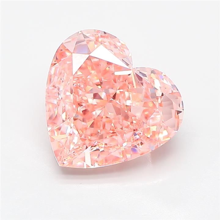 4.55 ct. heart Lab Grown Diamond front image