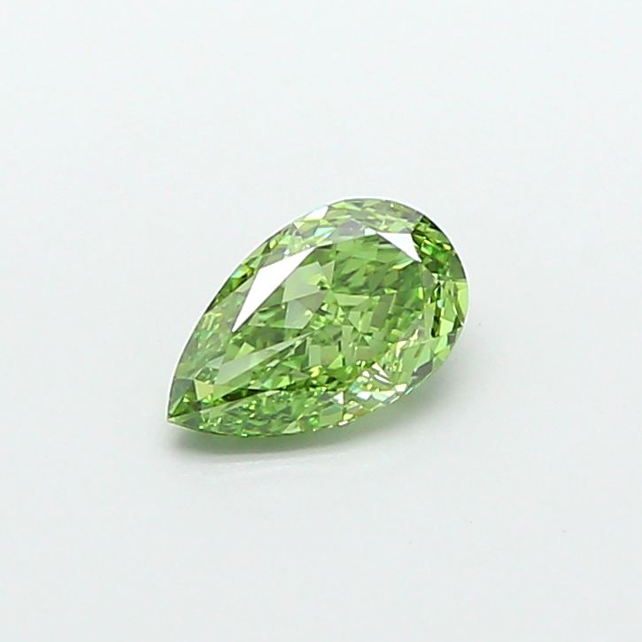 1.05 CT Fancy Vivid Green PEAR