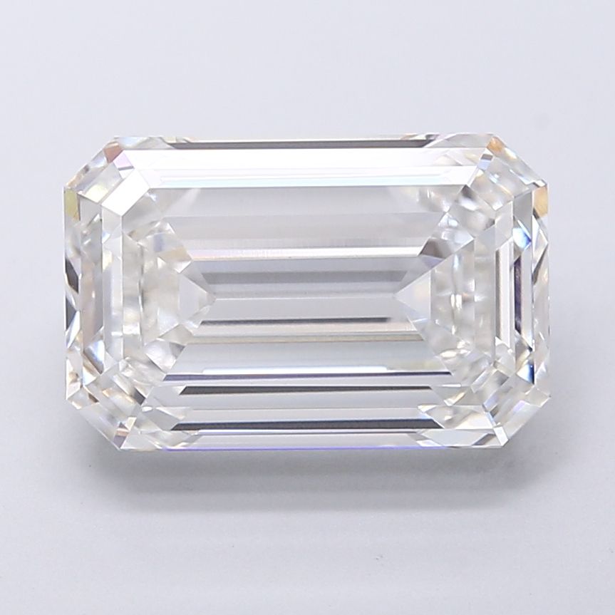 5.73 ct. emerald Lab Grown Diamond front image