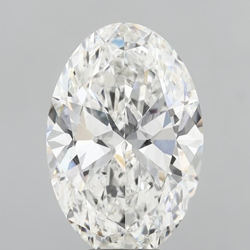 6.54 ct. oval Lab Grown Diamond front image