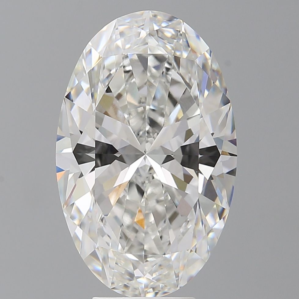 7.08 ct. oval Lab Grown Diamond front image