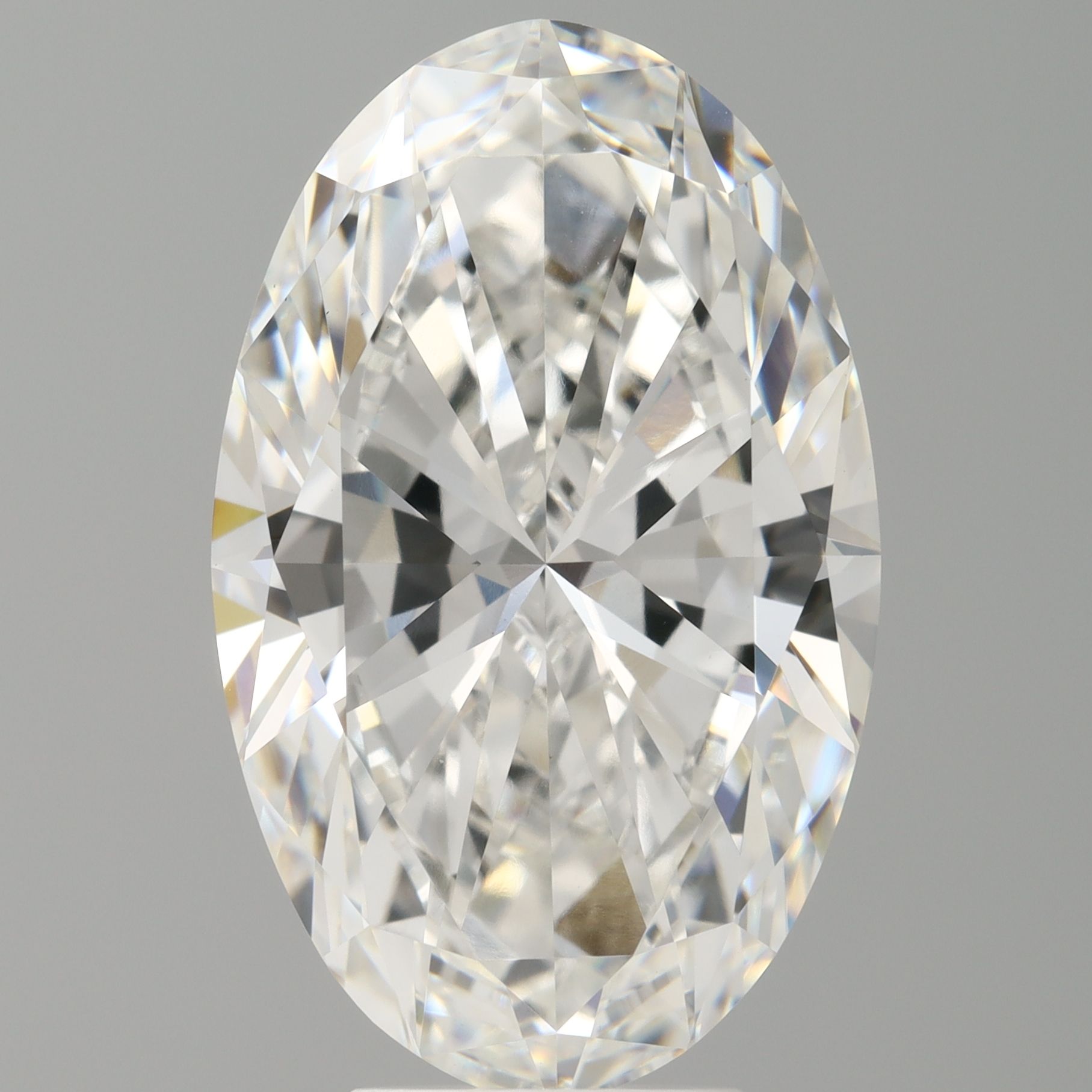 6.10 ct. oval Lab Grown Diamond front image