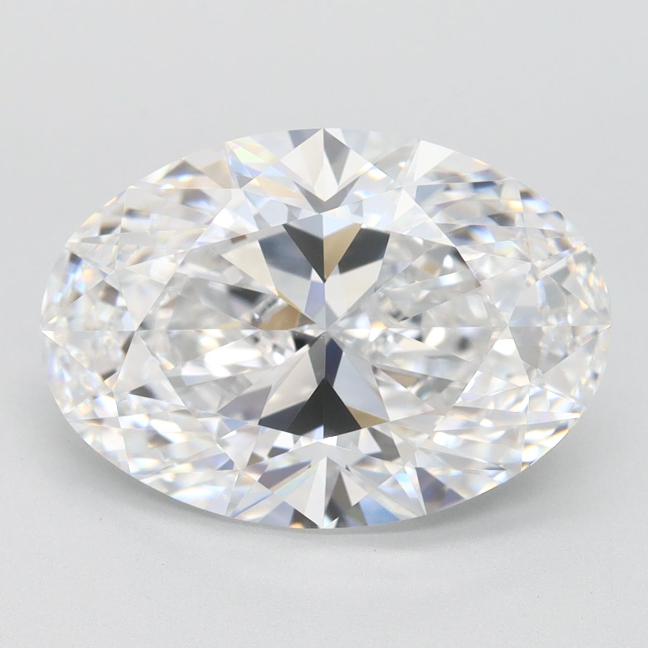 4.42 ct. oval Lab Grown Diamond front image