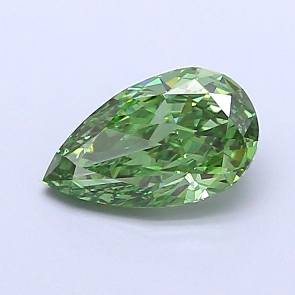 1.04 CT Fancy Vivid Green PEAR