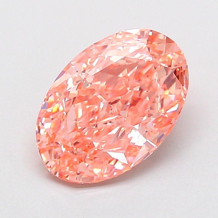 2.02 CT Fancy Vivid Pink OVAL