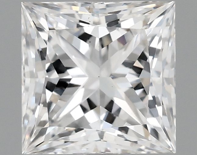 1.1 ct lab-grown Princess Diamond