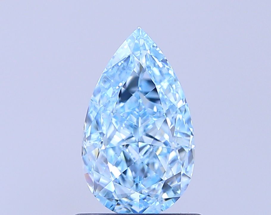 1.13 CT Fancy Vivid Blue PEAR