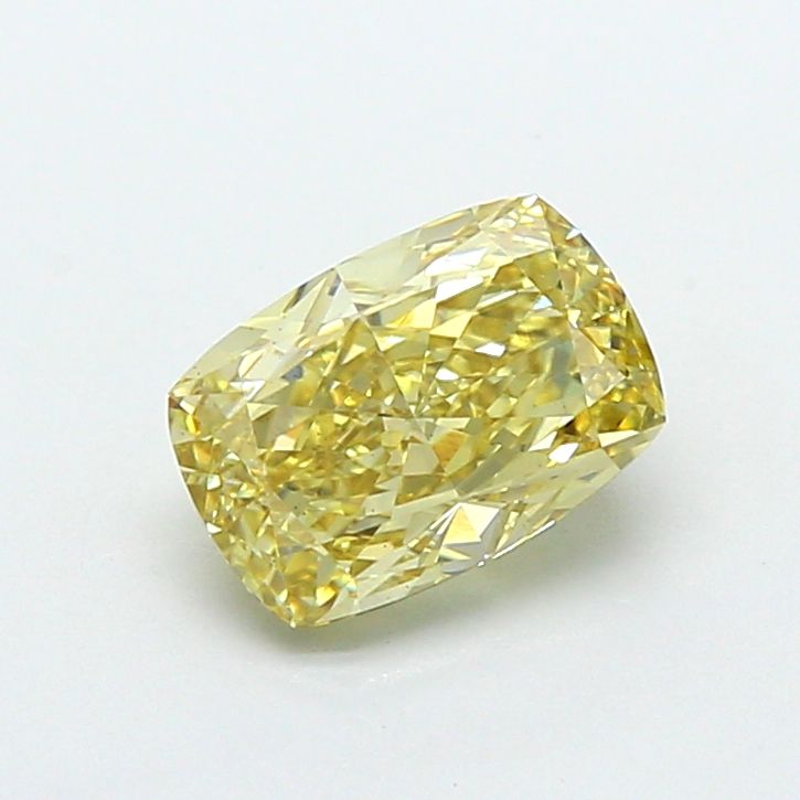 1.3 CT Fancy Intense Yellow CUSHION MODIFIED