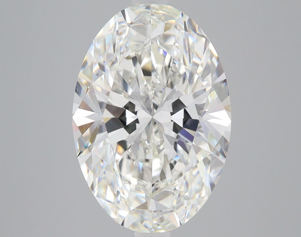 4.13 ct. oval Lab Grown Diamond front image