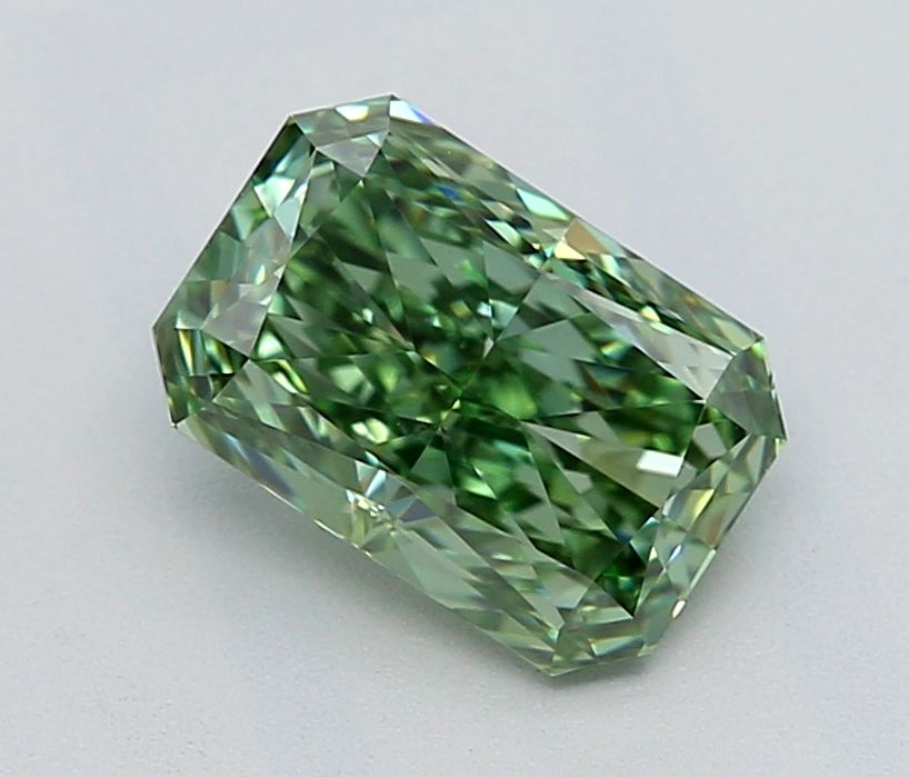 1.0 CT Fancy Vivid Green RADIANT
