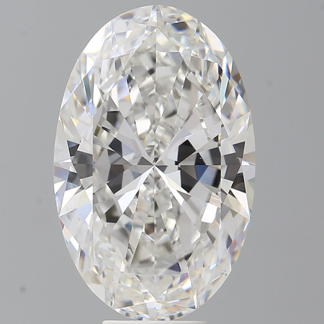 9.59 ct. oval Lab Grown Diamond front image