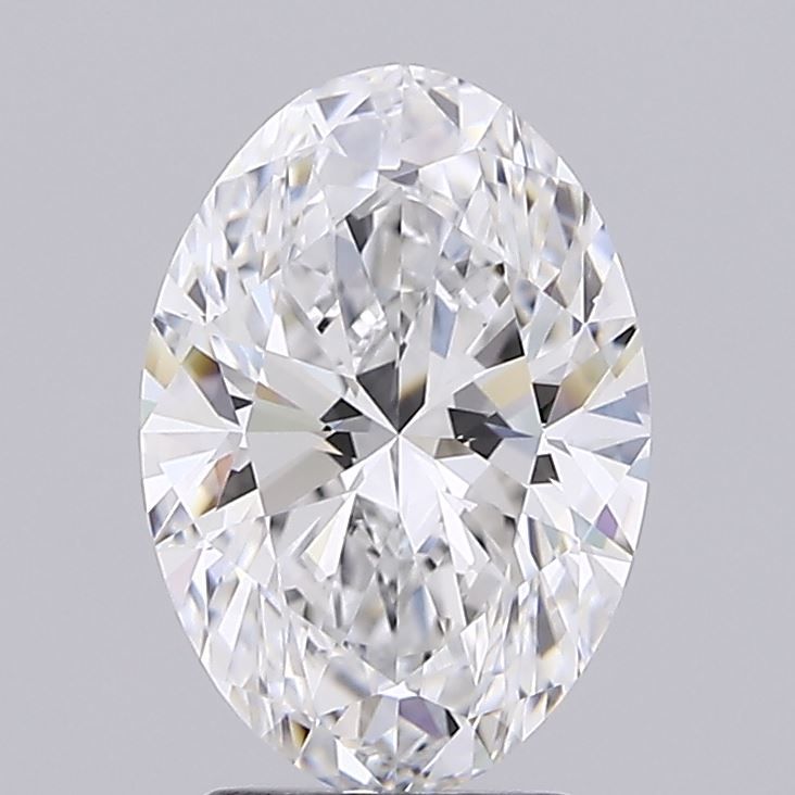 3.02 ct. oval Lab Grown Diamond front image