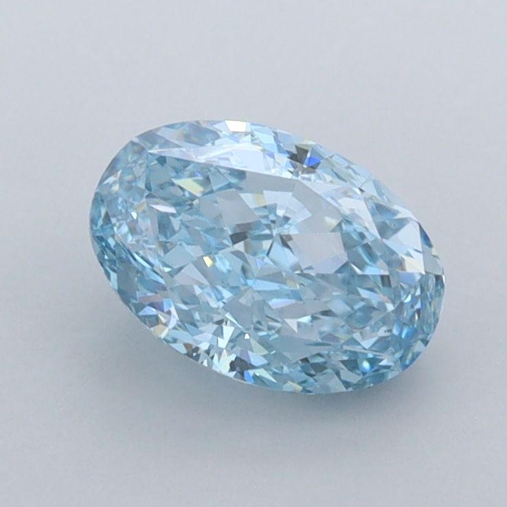 1.1 CT Fancy Vivid Blue OVAL