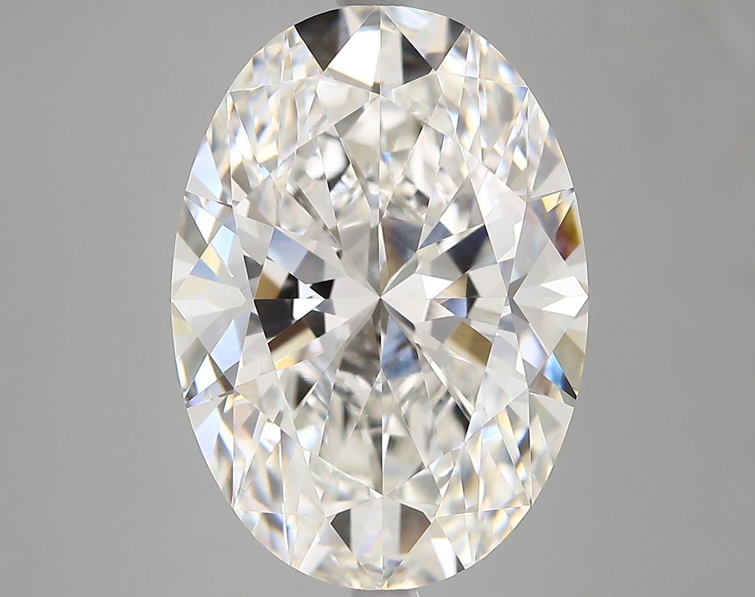 8.10 ct. oval Lab Grown Diamond front image