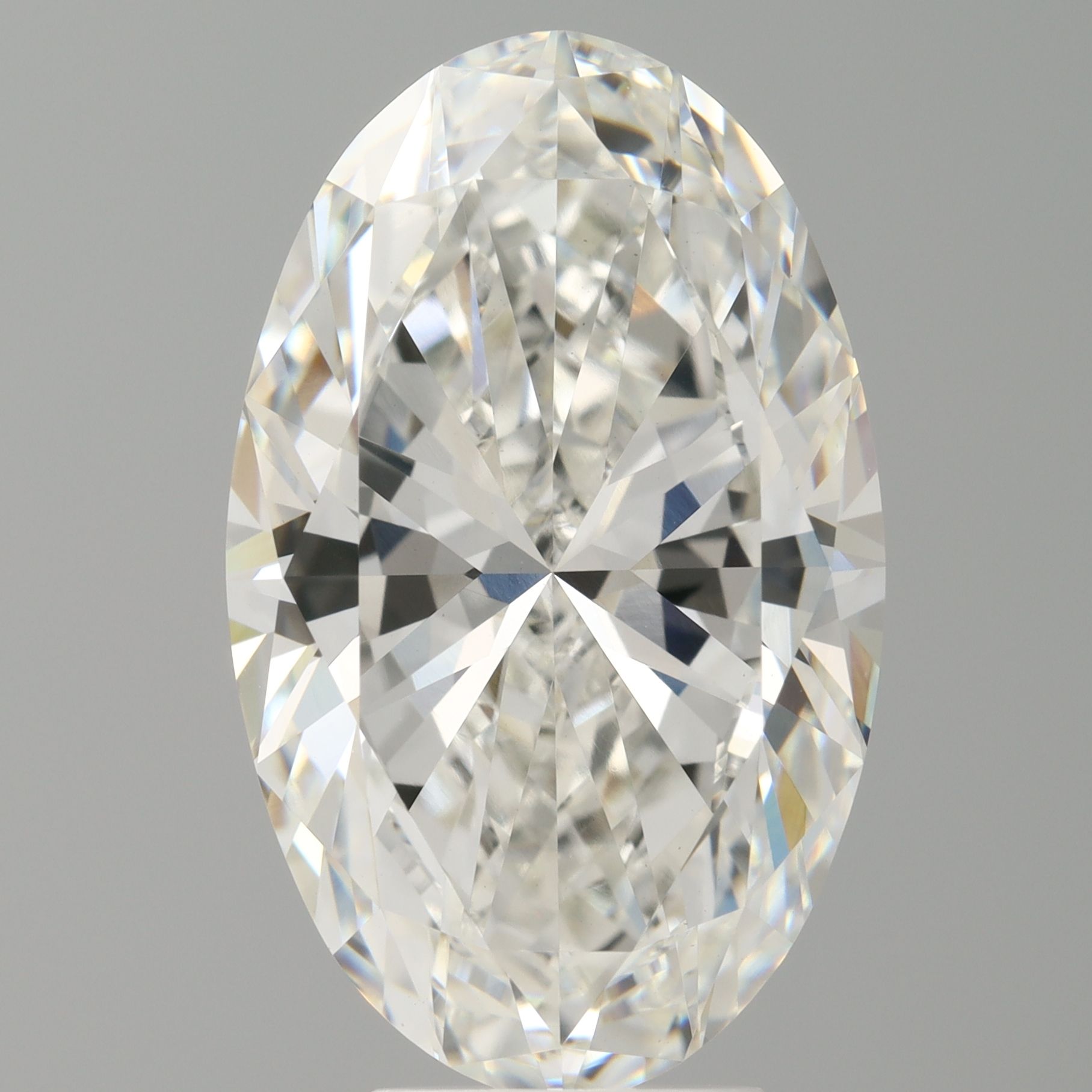 6.07 ct. oval Lab Grown Diamond front image