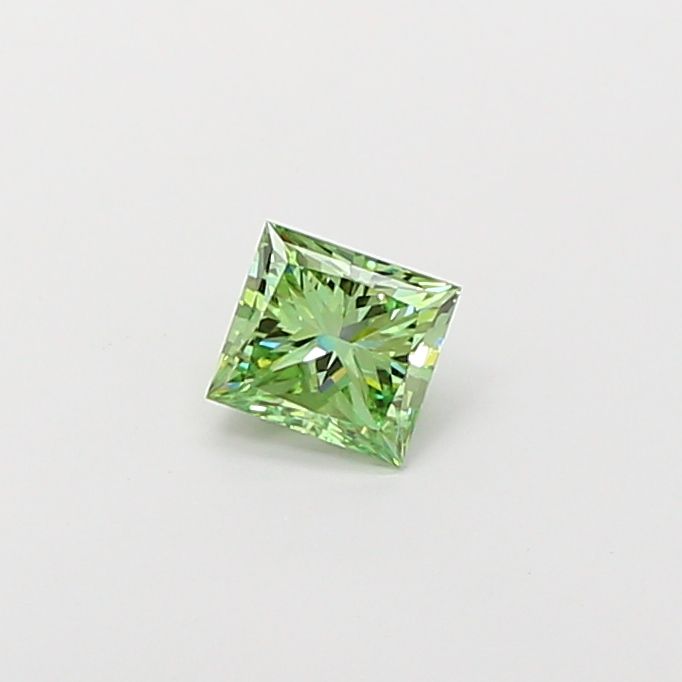 1.0 CT Fancy Vivid Green PRINCESS