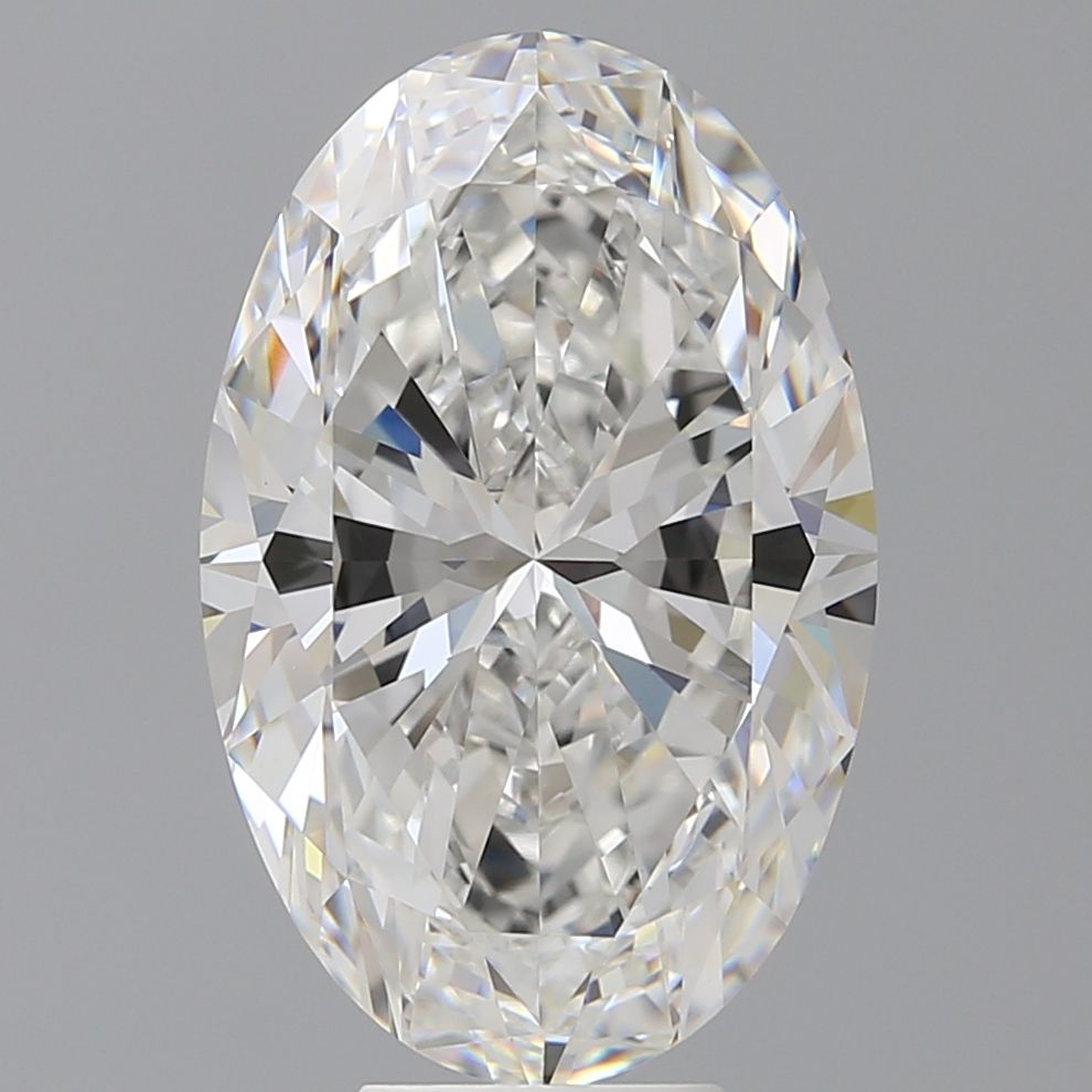 8.08 ct. oval Lab Grown Diamond front image