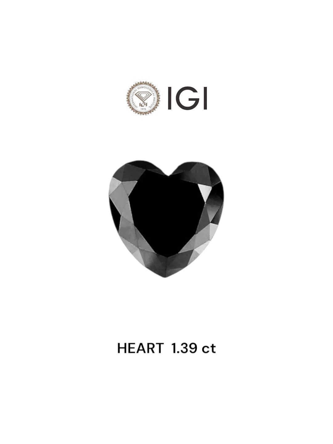 1.39 ct Heart Diamond