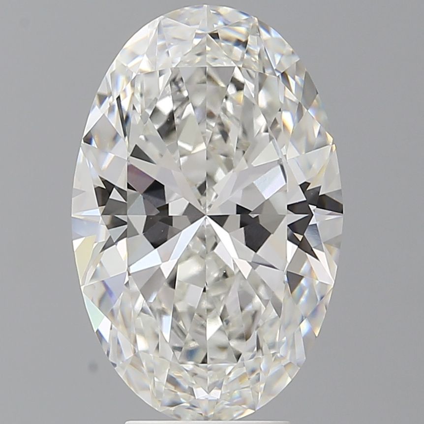 5.55 ct. oval Lab Grown Diamond front image