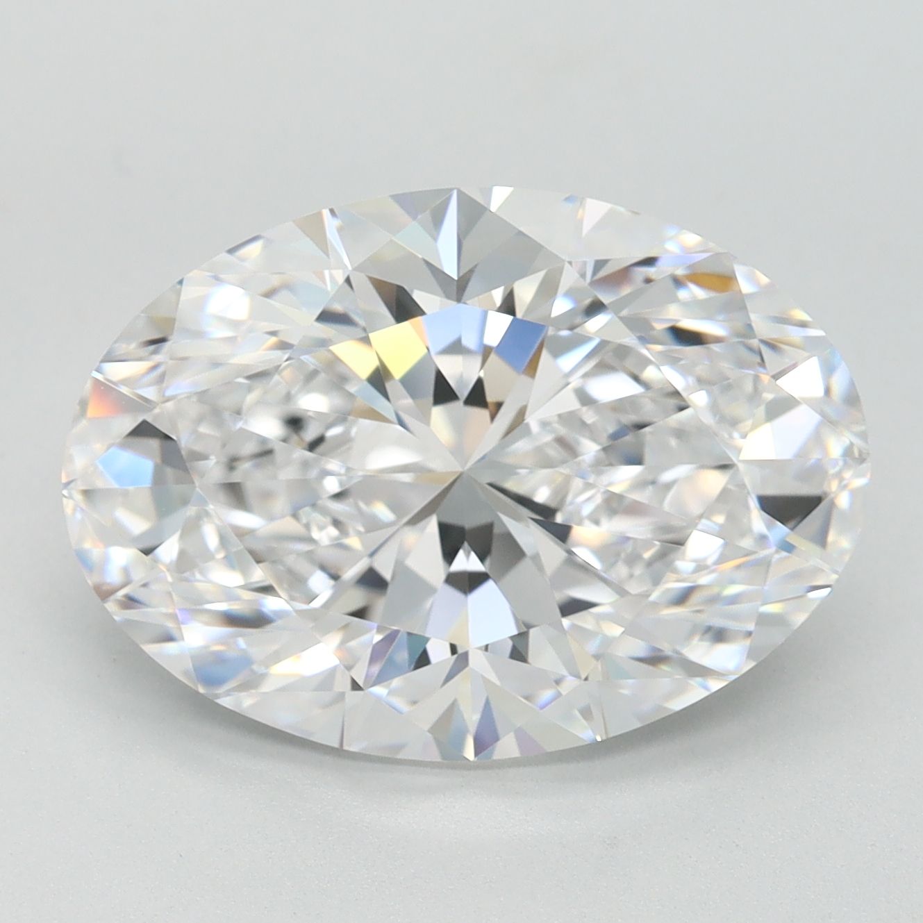 5.34 ct. oval Lab Grown Diamond front image