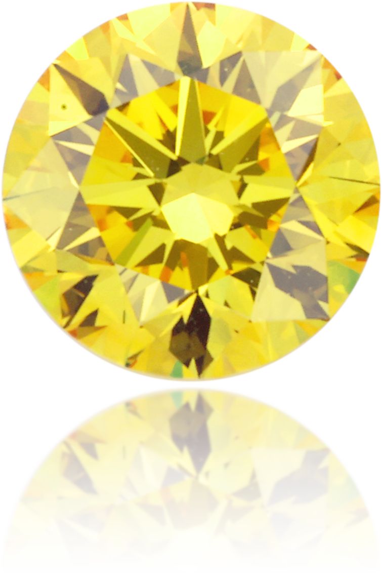 Diament 0.51 ct Fancy Vivid Yellow/VVS1