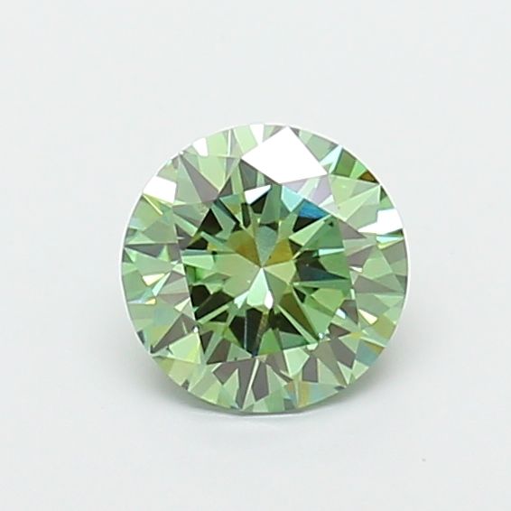 1.5 CT Fancy Vivid Green ROUND