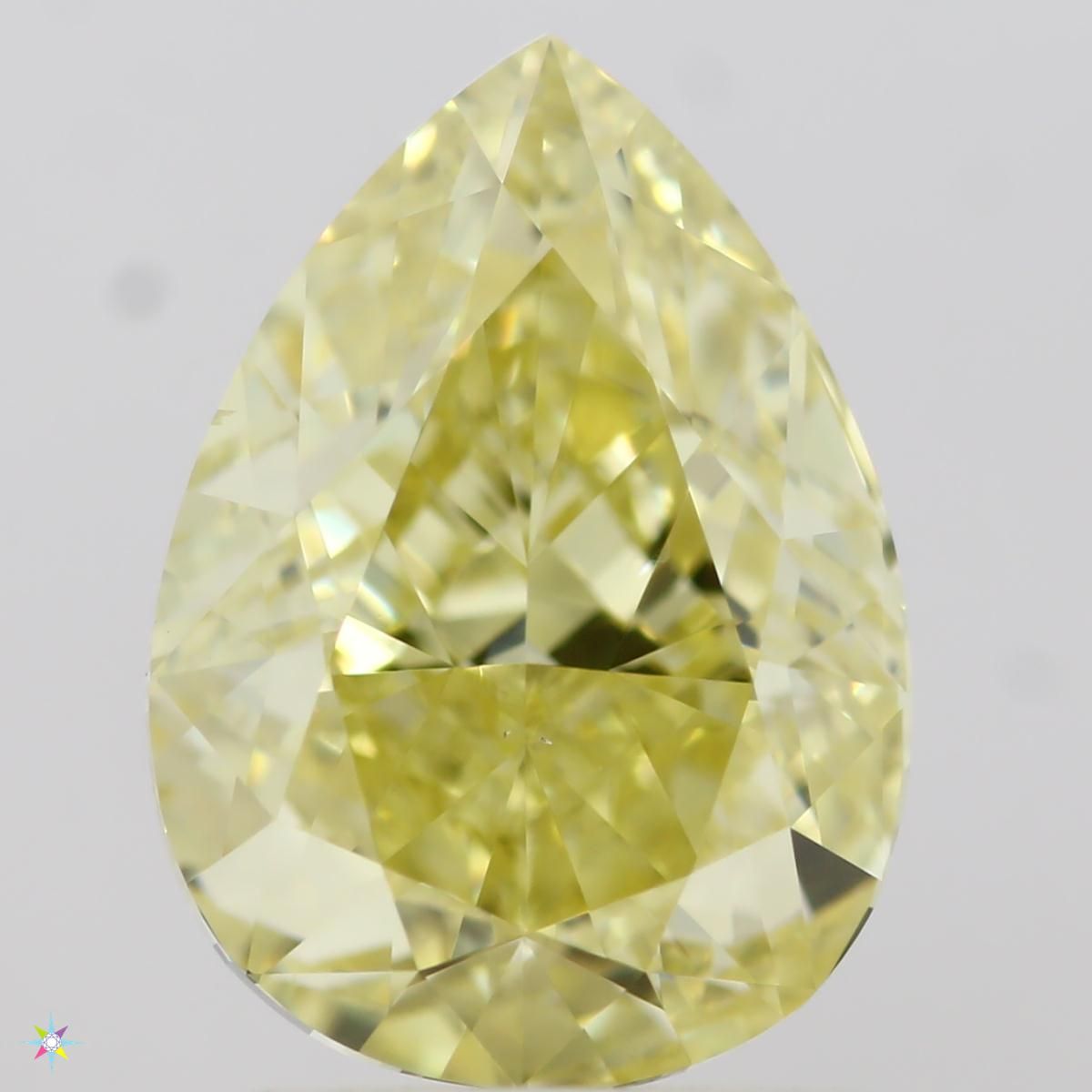 Diament 1.01 ct Fancy Yellow/SI1
