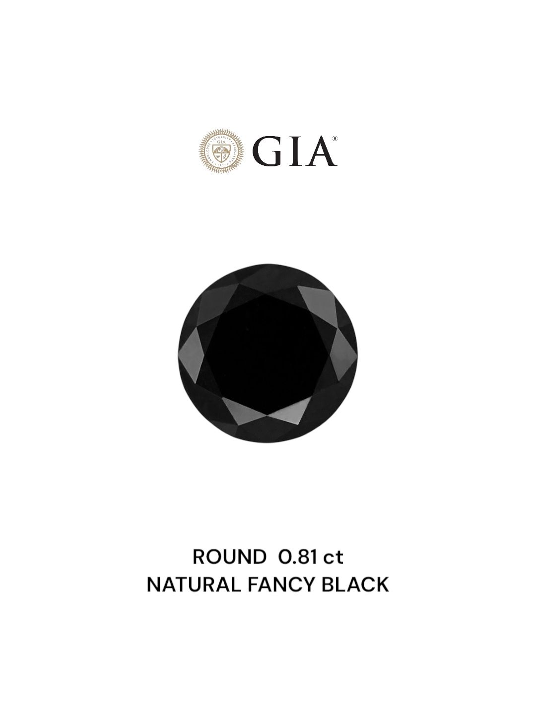 0.81 ct Round diamond