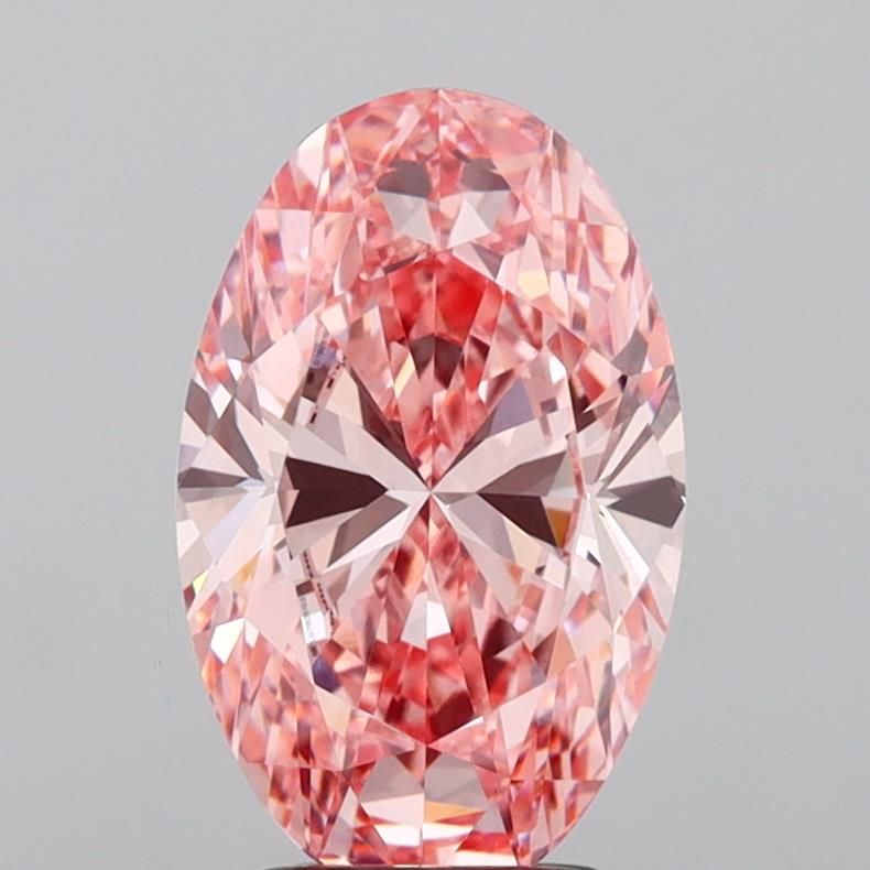 3.07 ct. oval Lab Grown Diamond front image
