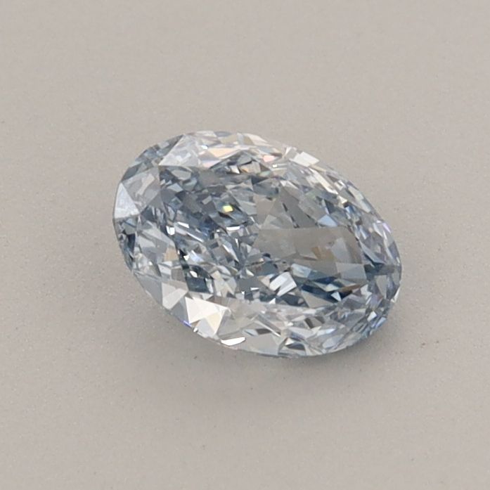 0.46 CT Fancy Intense Blue OVAL